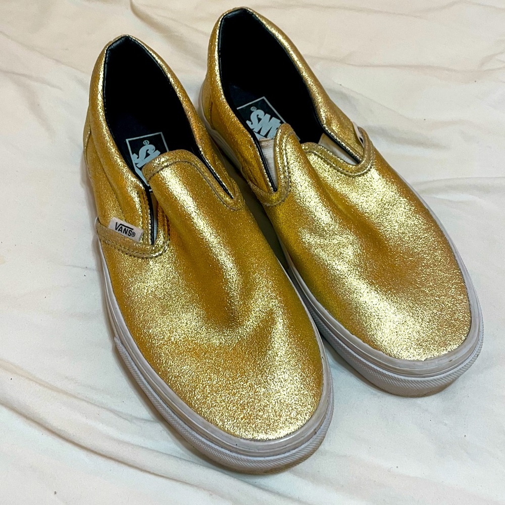 Vans Classic Slip-on Metallic Bronze Adult Sneaker